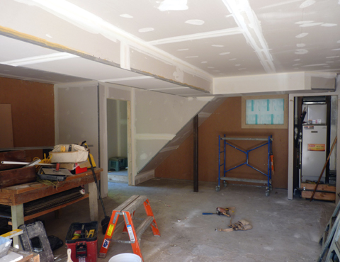 Drywall Downstairs